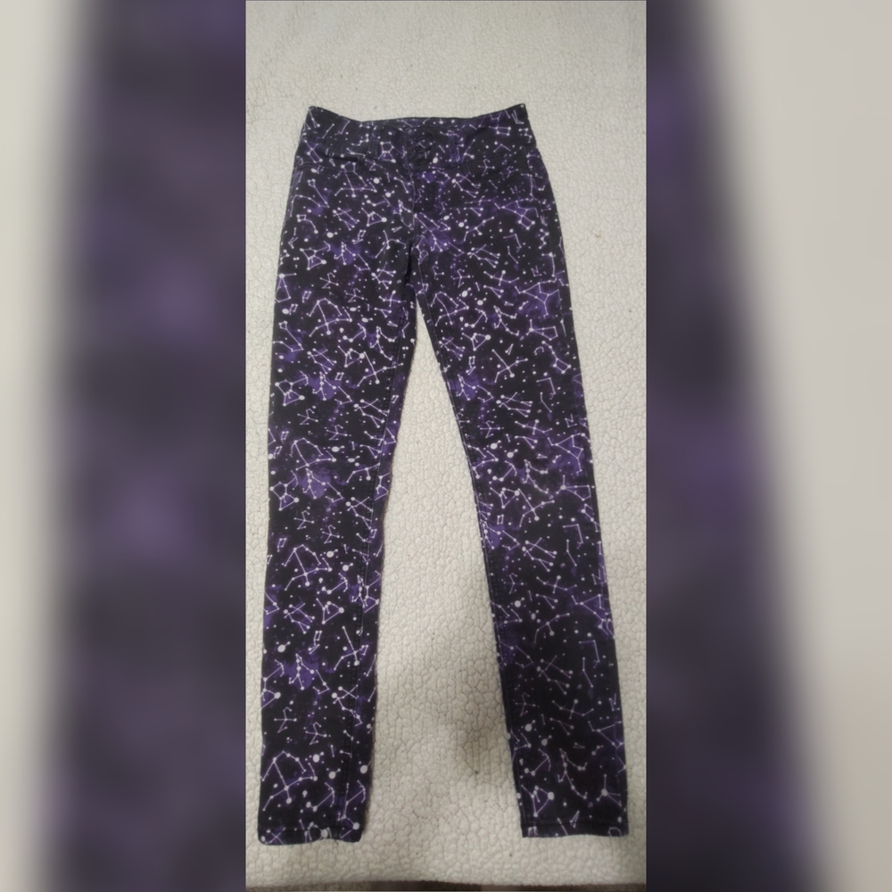 Blackheart Purple Constellation Skinny Jeans Size 3